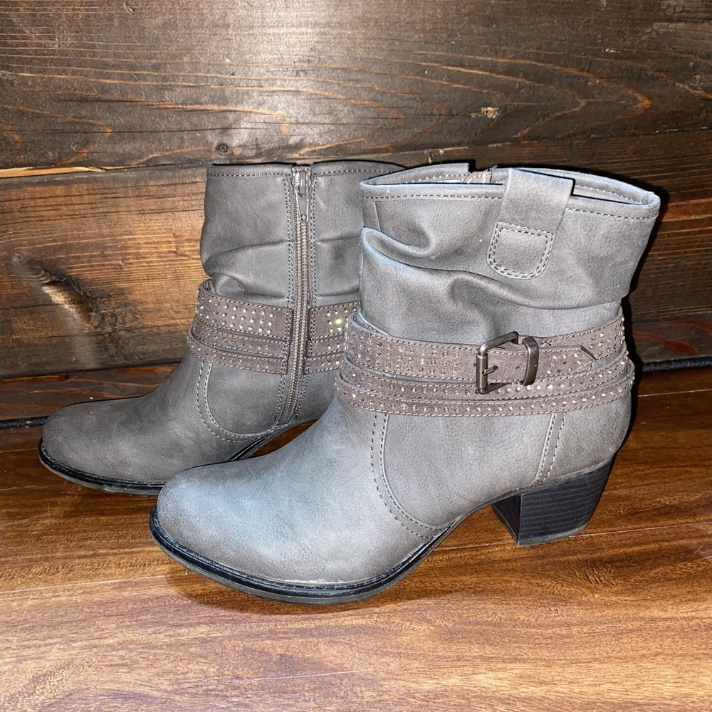 TIHOO Heeled Ankle Boots